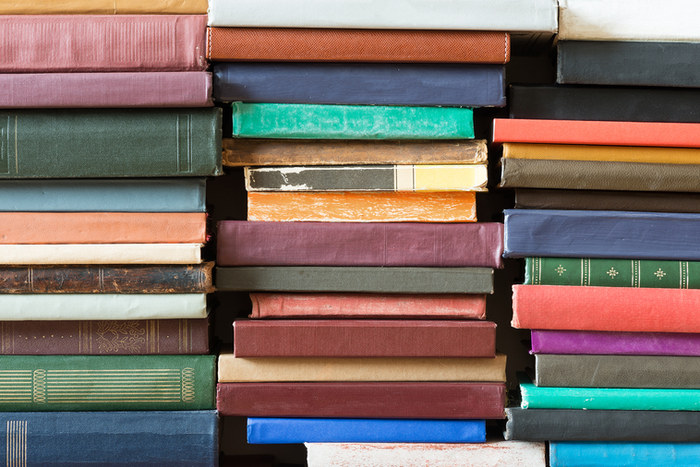 A stack of books